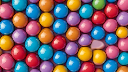 Obraz premium Colorful eggs densely arranged flat lay photo. AI Generated