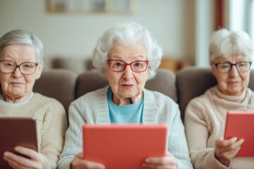 Learning to use technology in the elderly. Adapting to modern technology. Developing technological skills.