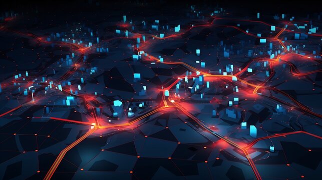 Detailed GIS mapping and visualization of complex underground utility and pipeline networks to support comprehensive infrastructure planning asset management monitoring