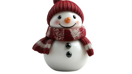 snowman isolated on white background