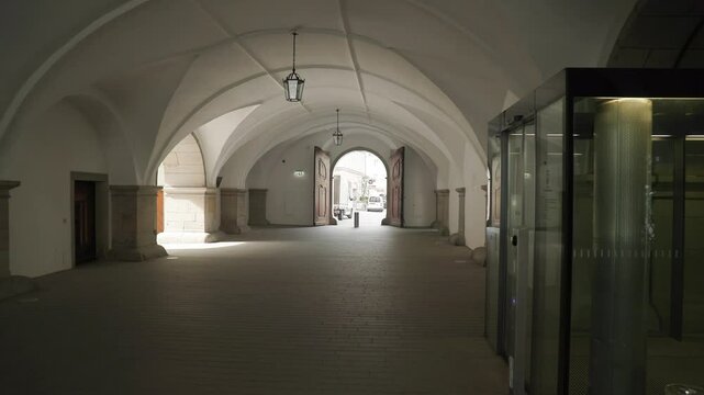 Linz historic Landhaus building seat of Upper Austrian government