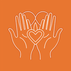 Fototapeta premium lovers holding hands, friendship, attachment, handshake, holding tightly, love, compassion, marry