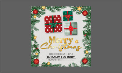 Christmas Party Socials Media