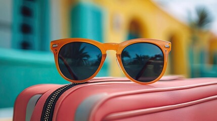 Guide to Packing Sunglasses Travel Protecting Lenses Offering Tips Tricks Tourists Fashion Enthusiasts Frequent Flyers Clean Travel-Friendly Visual