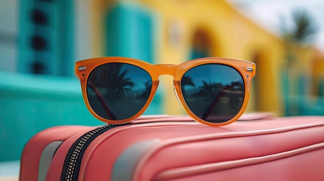 Guide to Packing Sunglasses Travel Protecting Lenses Offering Tips Tricks Tourists Fashion Enthusiasts Frequent Flyers Clean Travel-Friendly Visual