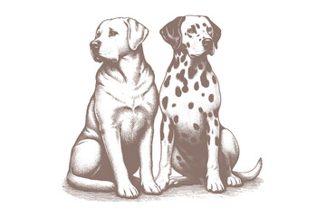 dog vector illustration