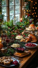 American Christmas holiday dishes