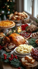 American Christmas holiday dishes