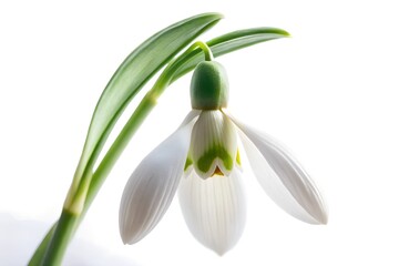 spring snowdrop flowers