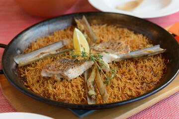 パエリア、パエージャ、フィデウア、パスタパエリア、パスタパエージャ、スペイン料理