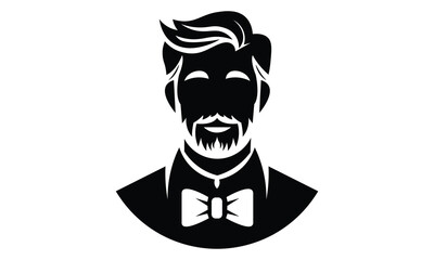 Dad Black icon vector design