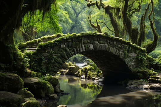 bridge in the forest