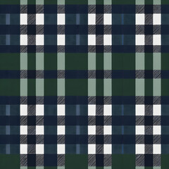 Black and Blue and white, Collection Design of Seamless Pattern gingham check
