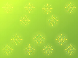  snowflake seamless pattern background with green and blue tones