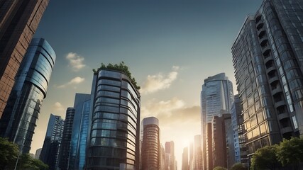 Fototapeta premium skyscrapers