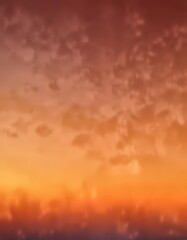 Obraz premium Abstract orange gradient, soft focus, vibrant hues, element, overlay