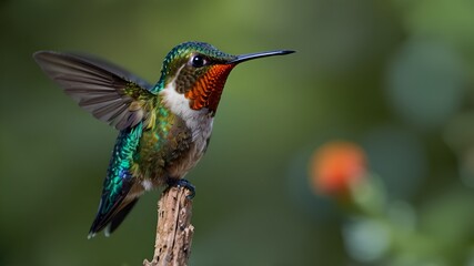 Fototapeta premium hummingbird on a branch