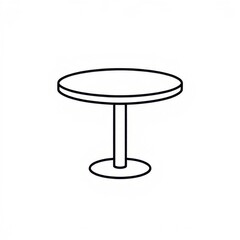 table icon on white background
