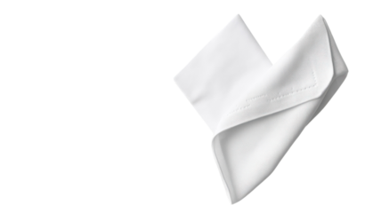 Elegant Folded Cloth Napkin for Upscale Dining Settings, Perfect for Weddings, Events, and Formal Dinners.