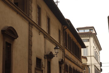Classic architecture in the downtown of Florence, Italy