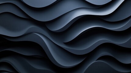 Fototapeta premium Abstract black shadow shapes on minimalist background