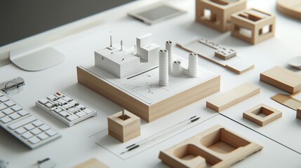 High Resolution 3D Modeling and Animation Workspace