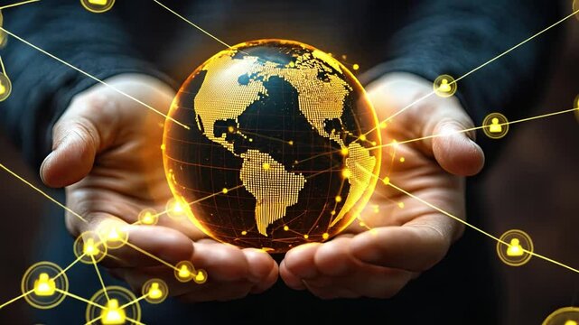 Global business network connections