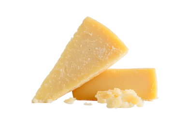 Parmesan cheese isolated. png file