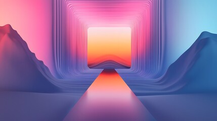 Minimal Tech Design with Subtle Color Shifts