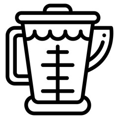 Measuring cup icon