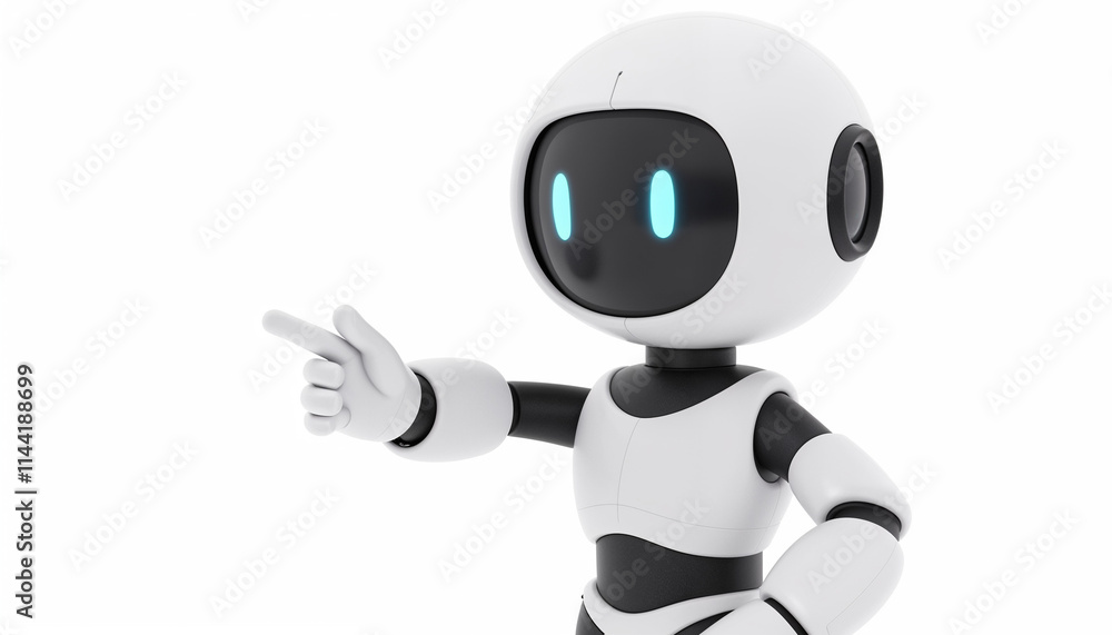 Poster this is a ai robot. use this png for your content