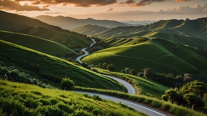 view from the top of the mountain