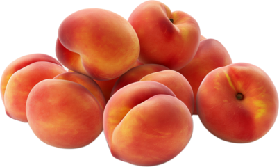 Peach Fruit Illustration Fresh and Delicious Isolated PNG