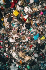 Fototapeta premium Garbage Heap at a Landfill