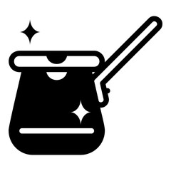 Cezve glyph icon