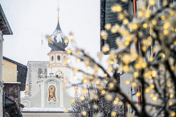 Christmas markets in San Candido. Magical Val Pusteria under the snow.