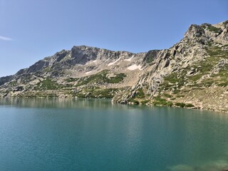 monte renoso and lake bastani (lac de bastani), corsica