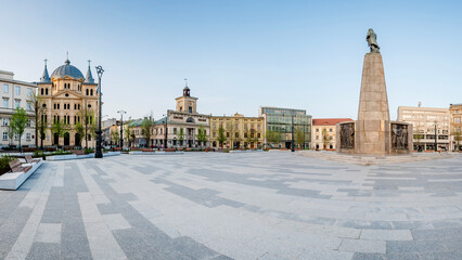 The city of Łódź - view of Freedom Square. Lodz, Poland.  © Tomasz Warszewski