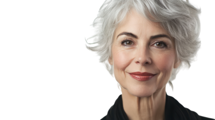 Heartwarming Image of a Senior Woman Expressing Admiration, Ideal for Family or Community-Themed Projects.