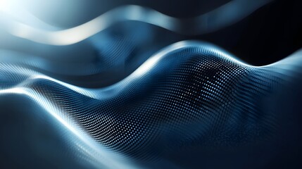 Smooth Digital Innovation Background with Gentle Curves