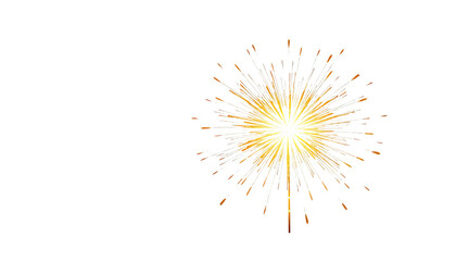sparkler and fireworks PNG