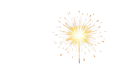 sparkler and fireworks PNG