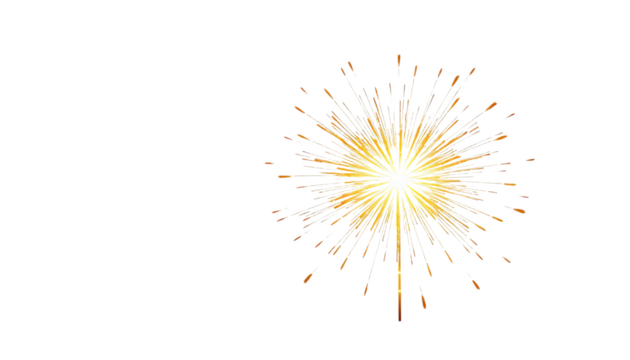 sparkler and fireworks PNG