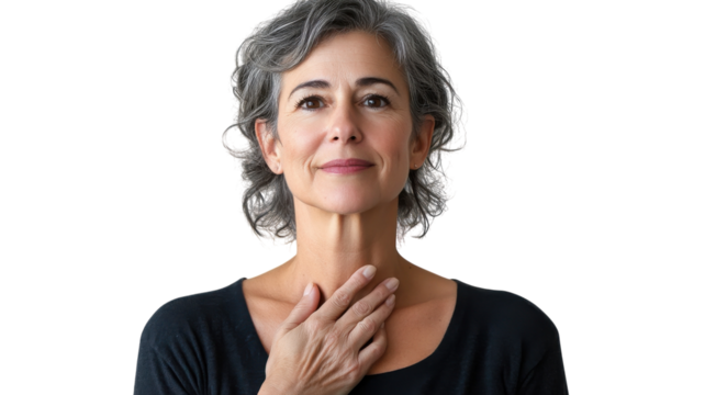 A Middle-Aged Woman Expressing Awe: Capturing Genuine Emotions in Everyday Moments for Inspirational Content and Marketing Needs.