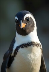 Obraz premium Penguin in the Icy Arctic and Antarctic Landscapes Winter Wildlife