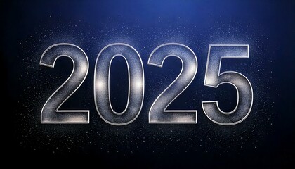 Happy new year 2025 beautiful abstract design banner