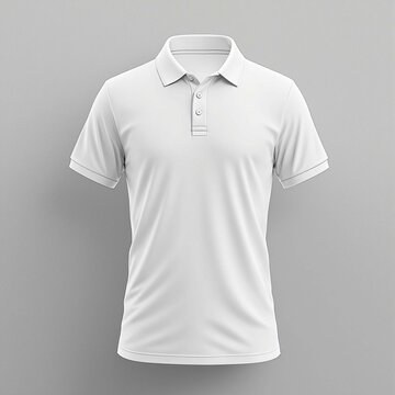 White t shirt isolated on white background, t shirt template, t shirt mockup
