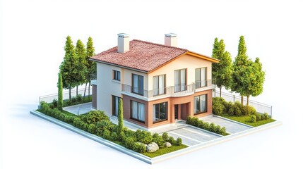 Modern Real Estate Agency Visual Concept