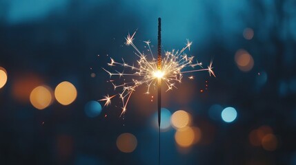 Obraz premium Sparkle Celebration: A Nighttime Wonder