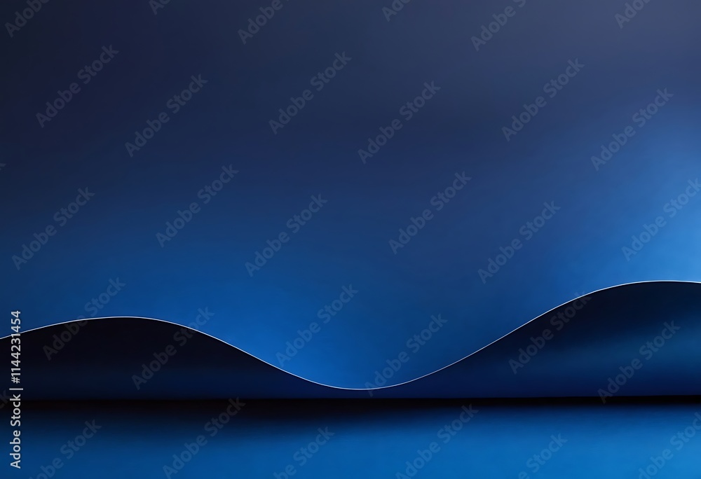 Poster abstract blue gradient background. modern curved lines with colorful graphic design.7